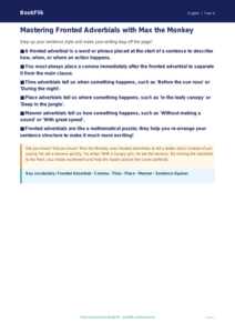 Free Grammar Poster | Grade 3 | ELA | BookFlik