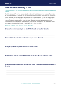 Free Inference Track Sheet | Grade 3 | ELA | BookFlik