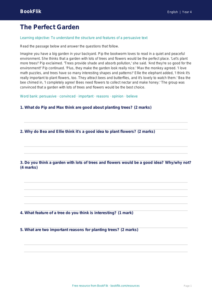 Free Persuasive Writing Comprehension | Grade 3 | ELA | BookFlik