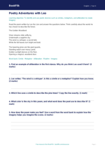Free Poetry Track Sheet for Grade 3 ELA | BookFlik