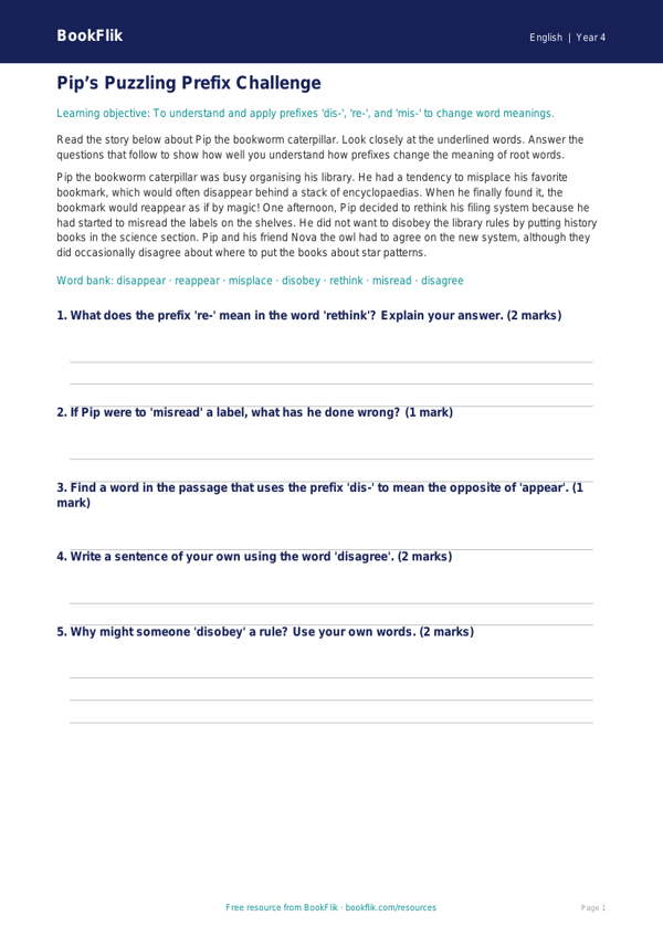 Free Spelling Track Sheet | Grade 3 | ELA | BookFlik worksheet preview — English Spelling
