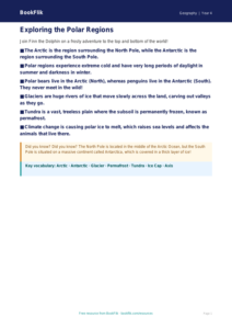 Free Polar Regions Poster | Grade 3 | Geography | BookFlik