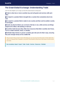 Geography trade poster grade 3 core