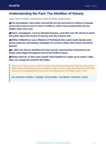 Free Slavery Poster | Grade 3 | History | BookFlik