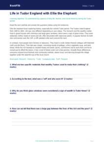 Tudors History Lesson for Grade 3 | Free Printable | BookFlik