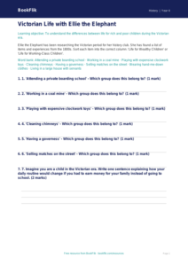 History victorians activity sheet grade 3 core