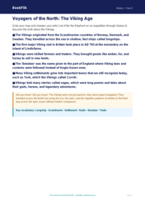 Free Vikings Poster | Grade 3 | History | BookFlik