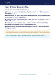 Free Division Poster | Grade 3 | Math | BookFlik