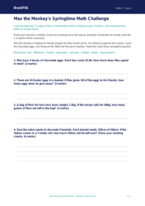 Math easter maths assessment grade 3 core