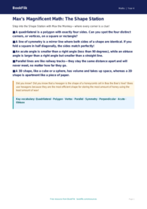 Free Shape Poster | Grade 3 Math | BookFlik Learning