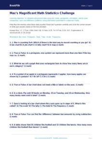 Free Statistics Quiz for Grade 3 Math | BookFlik