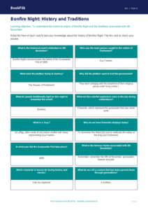 Bonfire Night History & Facts | Grade 3 Social Studies | BookFlik