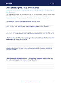 Free Christmas Worksheet | Grade 3 | Social Studies | BookFlik