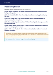 Free Sikhism Poster | Grade 3 | Social Studies | BookFlik