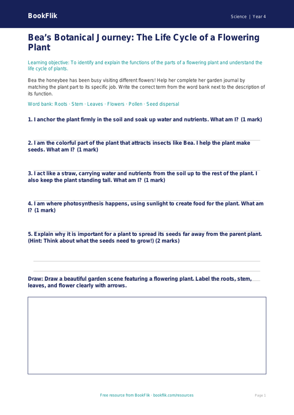 Science plants activity sheet grade 3 core worksheet preview — Science Plants