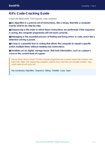 Free Coding Poster | Year 4 | Computing | BookFlik