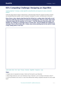 Free Programming Drawing Sheet | Year 5 | Computing | BookFlik
