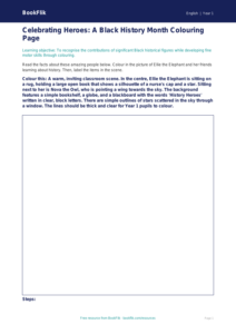 Black History Month Activities for Year 1 | Australian Curriculum | BookFlik