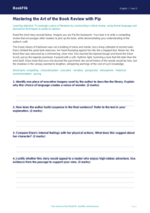 Free Book Review Track Sheet | Year 5 | English | BookFlik