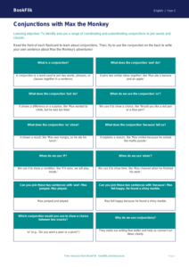 Free Conjunctions Flashcards | Year 2 | English | BookFlik