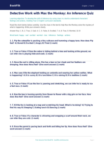 Free Inference Quiz | Year 2 | English | BookFlik