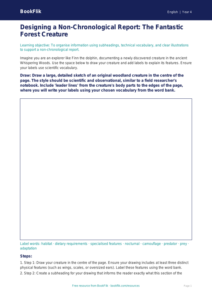Free Non Chronological Reports Drawing Sheet | Year 4 | English | BookFlik