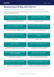 Free Report Writing Flashcards | Year 5 | English | BookFlik