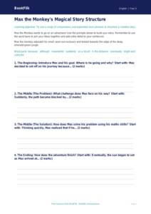 Free Sentence Structure Writing Frame | Year 3 | English | BookFlik