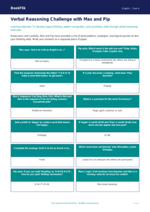 Verbal Reasoning Flashcards Year 4 | Australian Curriculum | BookFlik