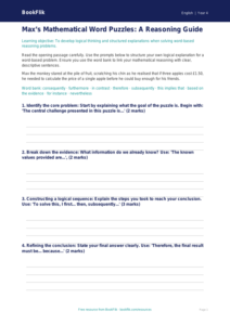 Free Verbal Reasoning Writing Frame | Year 4 | English | BookFlik