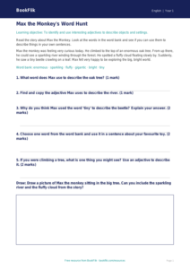 Free Vocabulary Track Sheet | Year 1 | English | BookFlik