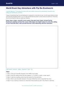 Free World Book Day Drawing Sheet | Foundation | English | BookFlik