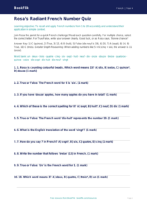 French Numbers Quiz: Year 4 Maths & Language Challenge | BookFlik
