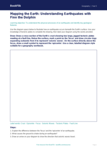 Free Earthquakes Drawing Sheet | Year 5 | Geography | BookFlik