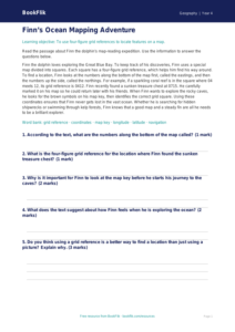 Free Grid References Comprehension | Year 4 | Geography | BookFlik
