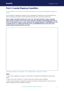 Free Grid References Drawing Sheet | Year 4 | Geography | BookFlik