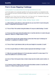 Free Grid References Quiz | Year 4 | Geography | BookFlik