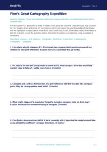 Free Map Skills Activity Sheet | Year 4 | Geography | BookFlik