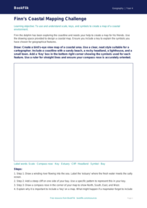 Free Map Skills Drawing Sheet | Year 4 | Geography | BookFlik