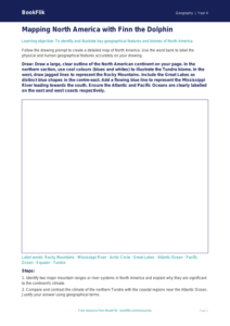 North America Geography Activity: Year 4 Greater Depth | BookFlik