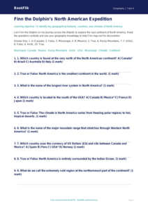 North America Geography Quiz | Year 4 | Australian Curriculum