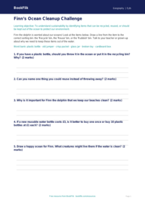 Free Sustainability Activity Sheet | Foundation | Geography | BookFlik