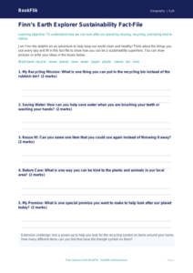 Free Sustainability Template | Foundation | Geography | BookFlik
