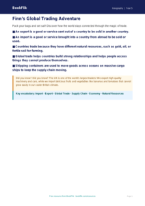 Trade Poster | Year 5 Geography | Australian Curriculum Resources