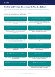 Free Weather And Climate Flashcards | Year 5 | Geography | BookFlik