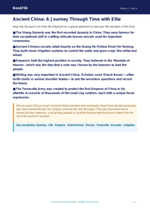 Free Ancient China Poster | Year 4 | History | BookFlik