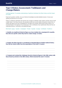 Black History Assessment Year 4 | Australian Curriculum | BookFlik