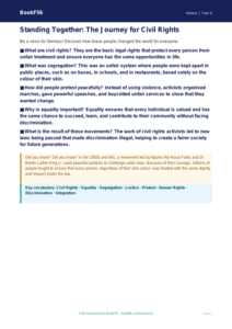 Free Civil Rights Poster Project | Year 4 | History | BookFlik