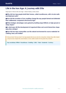 History iron age poster year 4 greater depth