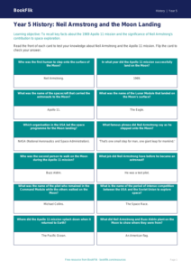 Neil Armstrong History Lesson | Year 5 Australian Curriculum | BookFlik